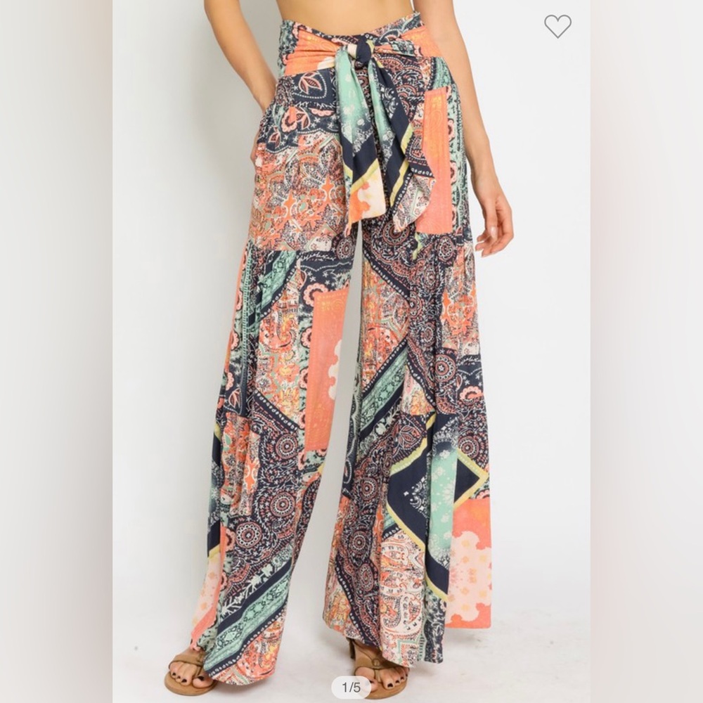 Olivaceous Palazzo Pants